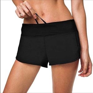 Lululemon Speed Up Shorts Black 4” Inseam